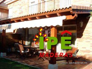 terraza cenador de madera